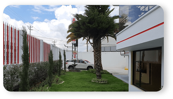 Exterior de la empresa