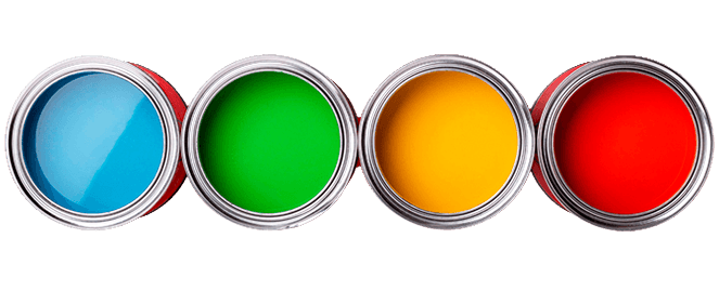 Tarros de pintura