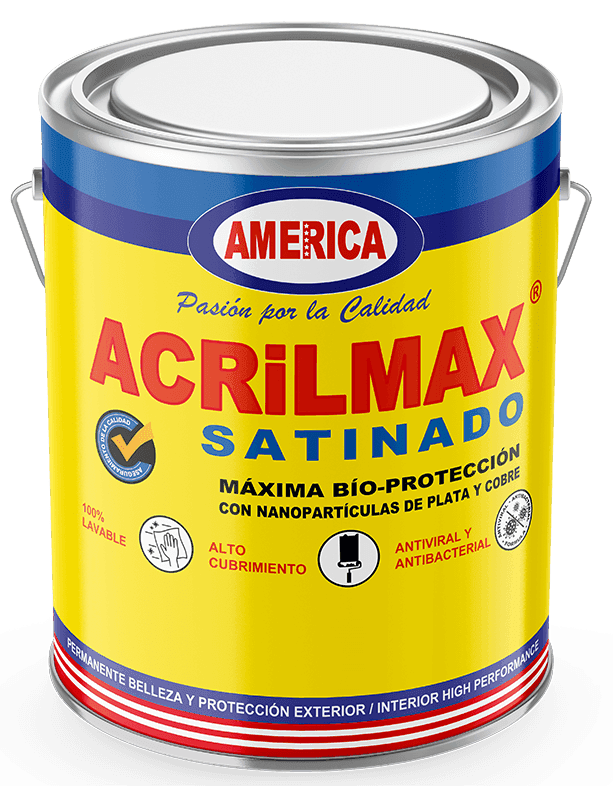 ACRILMAX Satinado | América Pinturas | Pinturas America